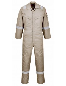 FR21 - Flame Resistant Super Light Weight Anti-Static Coverall - Khaki